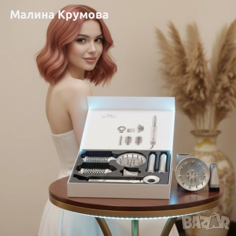 Мултифункционален сешоар и стилизатор за коса S&R Styling SD-988 – професионален резултат у дома