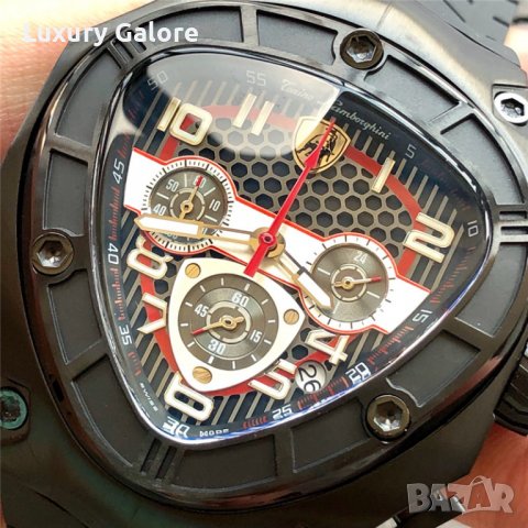 Мъжки часовник Tonino Lamborghini Spyder Chronograph с кварцов механизъм, снимка 2 - Мъжки - 39242718