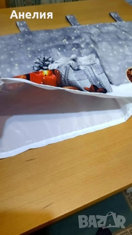 Завеса с коледни мотиви, снимка 3 - Декорация за дома - 52769760