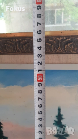 Страхотна майсторска картина масло платно подписана рамка, снимка 8 - Антикварни и старинни предмети - 53413604