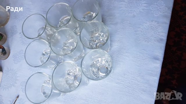 Продавам български чаши масивно стъкло, снимка 9 - Чаши - 35505234