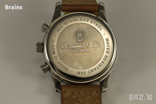 MASIMMO DUTTI Italy Мъжки Ръчен Кварцов Хронограф , снимка 8 - Мъжки - 53430220