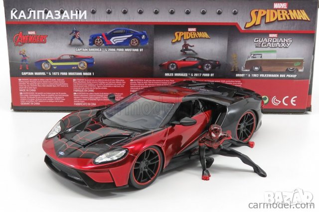 Jada-Кола Marvel Miles Morales 2017 Ford 253225008, снимка 6 - Коли, камиони, мотори, писти - 38519596