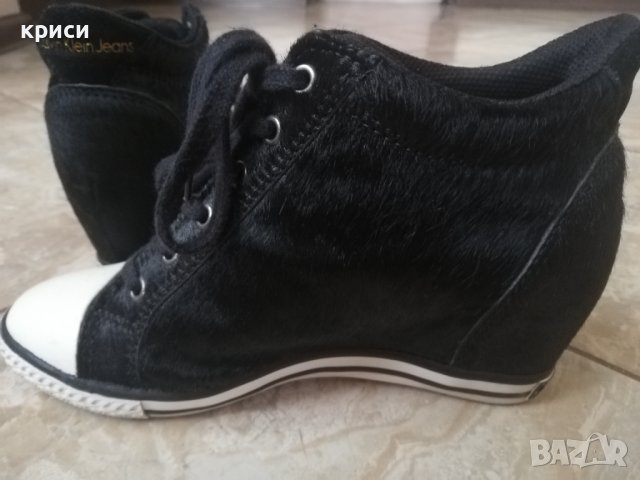 Дамски кецове Calvin klein , снимка 3 - Кецове - 36912879