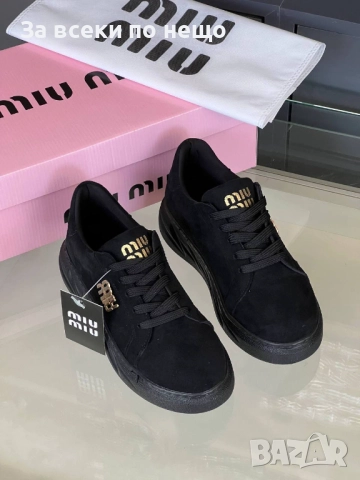 Miu Miu Дамски Маратонки👟Дамски Спортни Обувки Миу Миу - Налични Различни Цветове Код SK175, снимка 2 - Маратонки - 52518355