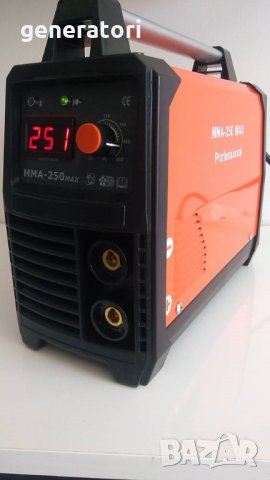 250 Ампера - инверторен Електрожен PROFESSIONAL 250А-MAX
