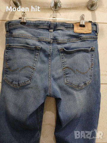 Jack & Jones размер 176 см./16 г. - дънки за тийнеджър/мъж, снимка 8 - Детски панталони и дънки - 52451434