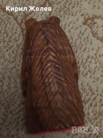 Дърворезба мечка фигура 51717, снимка 4 - Антикварни и старинни предмети - 52070211