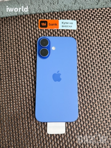 100% Battery 🔋 256GB ❗️ iPhone 16 Лизинг от 50лв/м ❗️ Ultramarine ГАРАНЦИЯ❗️, снимка 4 - Apple iPhone - 52736175