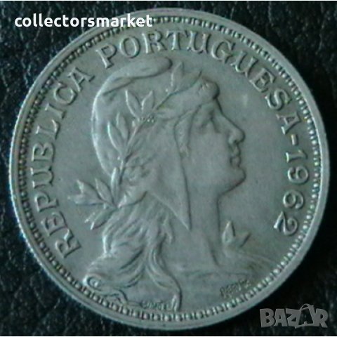 50 центаво 1962, Португалия, снимка 1 - Нумизматика и бонистика - 32811174