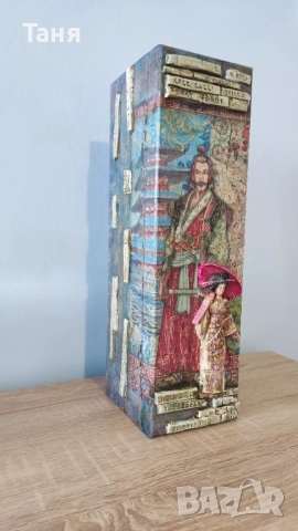 Подарък кутия за бутилка вино, снимка 2 - Други - 51647008