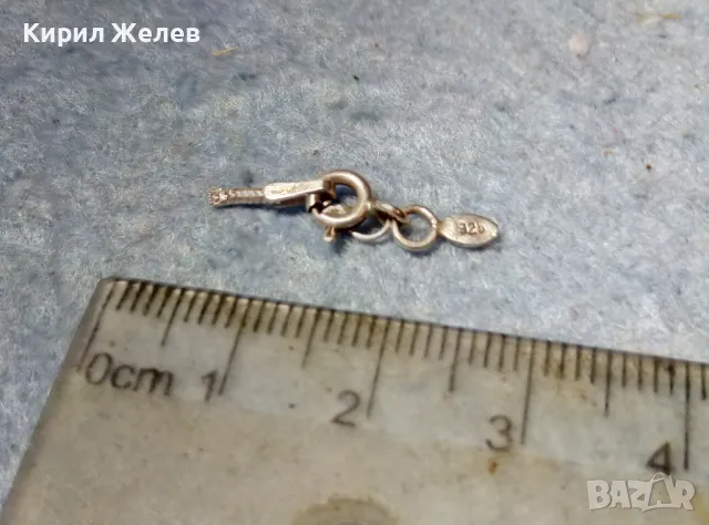 СТАРА СРЕБЪРНА ЗАКОПЧАЛКА За КОЛИЕ ВЕРИЖКА ГРИВНА СРЕБРО 925 ITALY КАРАБИНКА За СИНДЖИР 49909