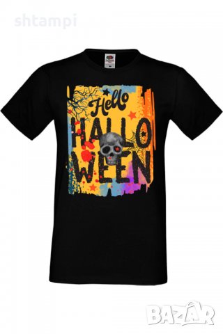 Мъжка тениска Halloween 09,Halloween,Хелоуин,Празник,Забавление,Изненада,Обичаи,, снимка 2 - Тениски - 38134932