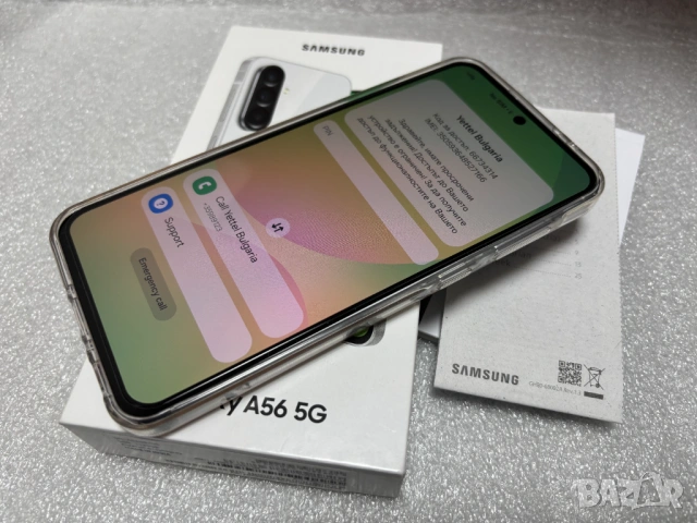 Заключен от Yettel! КАТО НОВ! Samsung Galaxy A56 5G 128GB 8GB RAM Dual Awesome Lightgray, снимка 10 - Samsung - 53352329