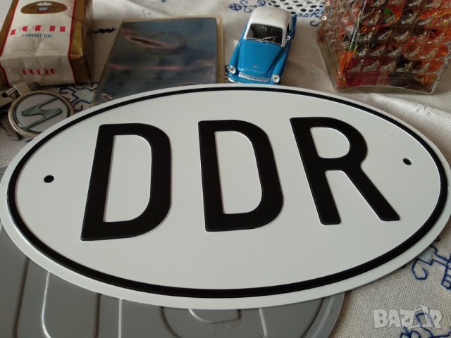 DDR * ГДР - Oвална релефна МПС национална табелка , снимка 4 - Аксесоари и консумативи - 27394373