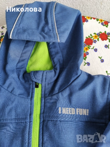 Детско яке със цип и мека подплата., снимка 4 - Детски якета и елеци - 51894598