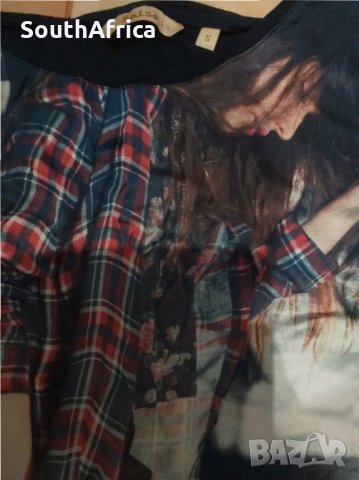 Блуза с дълъг ръкав-интересна!, снимка 2 - Блузи с дълъг ръкав и пуловери - 32363891