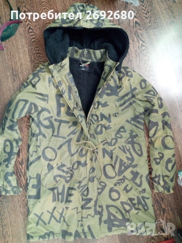 Ново дамско зимно дамско яке L-ка/цвят каки