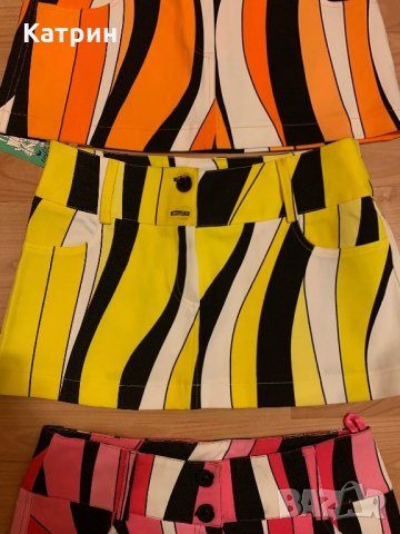 Цветни къси поли, снимка 3 - Поли - 28135914