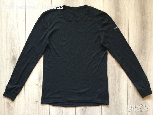 НОВА оригинална черна термо фланела блуза ODLO размер XL от Германия, снимка 1 - Спортни дрехи, екипи - 43696079