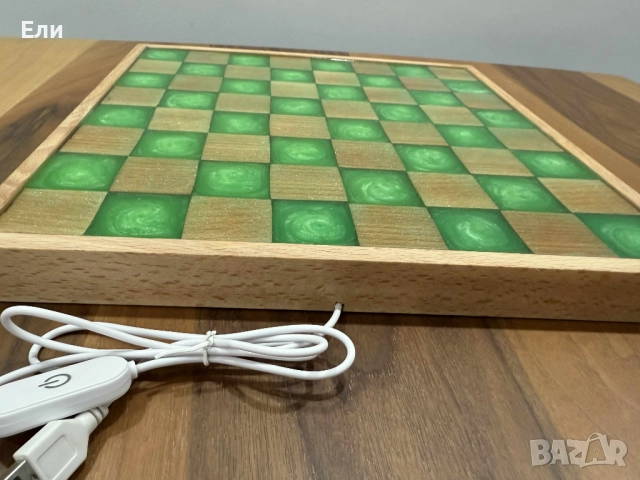 Луксозен, ръчно изработен шах комплект, снимка 5 - Шах и табла - 52594860