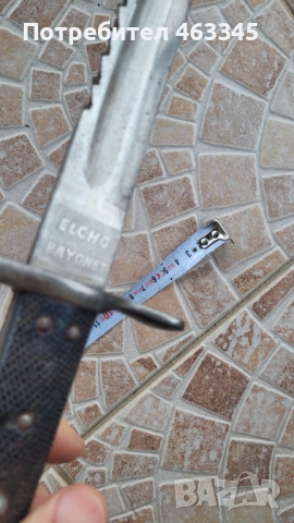 Щик, нож, байонет, британски, пионерски щик Елчо, трион, снимка 8 - Антикварни и старинни предмети - 52866648