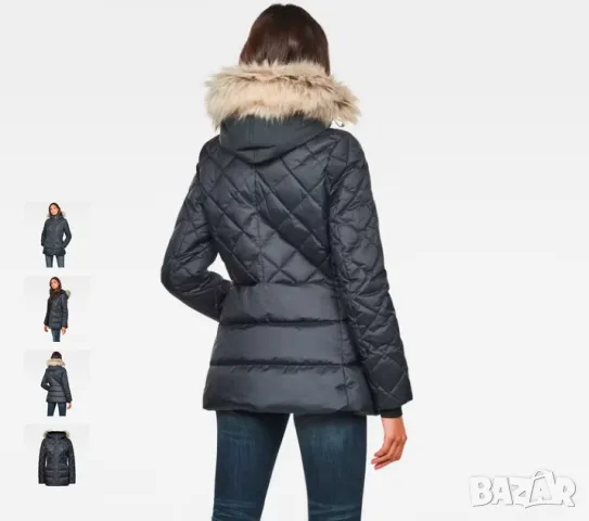 пухено яке  G-Star Raw  HDD Faux Fur Down TLR  размер  -S, снимка 6 - Якета - 48804606