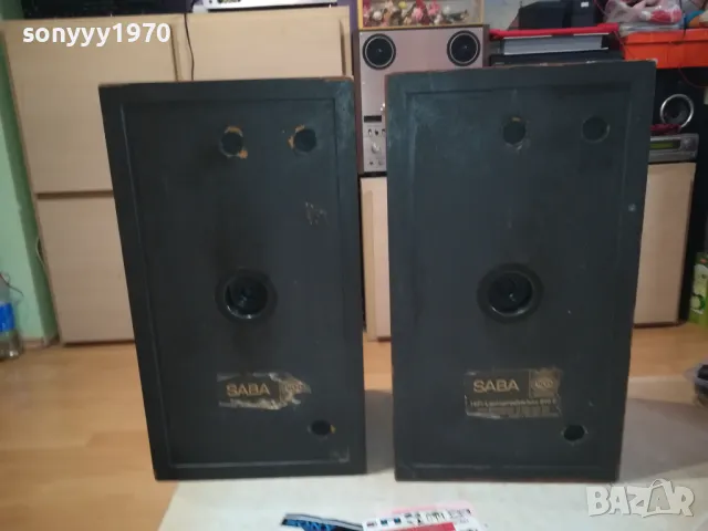 SABA 810F X2 VINTAGE-MADE IN WEST GERMANY 0311241641, снимка 5 - Тонколони - 47823987