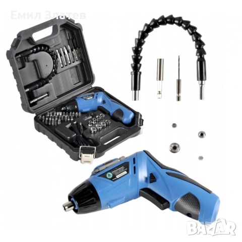 Тайга 4.8V Акумулаторна Отвертка с Битове, снимка 2 - Отвертки - 52615960