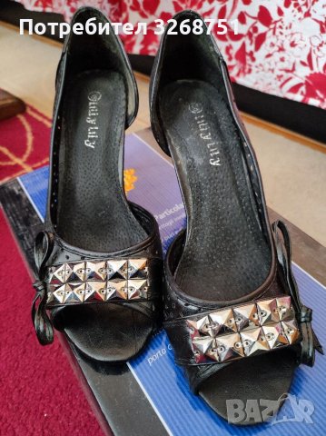 Сандали на ток