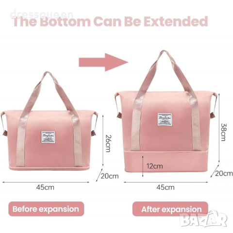 4195 Джобна сгъваема пътна чанта, удобна за ежедневна употреба, като ръчен багаж по време на пътуван, снимка 4 - Други - 44908829