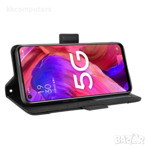 OPPO A54 5G / A74 5G / A93 5G Wallet Калъф и Протектор, снимка 5 - Калъфи, кейсове - 52977661