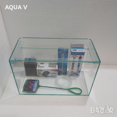 Аквариум 21 литра - оборудван, снимка 3 - Аквариуми - 35288736