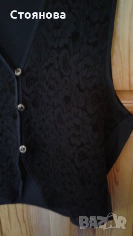 Дамски блузи 46 размер и елек с дантела, снимка 15 - Блузи с дълъг ръкав и пуловери - 25449805