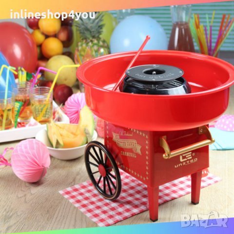 Мини машина за захарен памук за дома, за семейно парти, снимка 6 - Други - 33615185