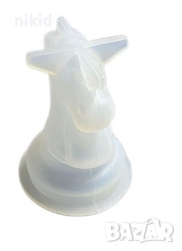 3D Кон Царица фигурка фигура за шах силиконов молд форма фондан гипс смола шоколад декор, снимка 2 - Форми - 44020675