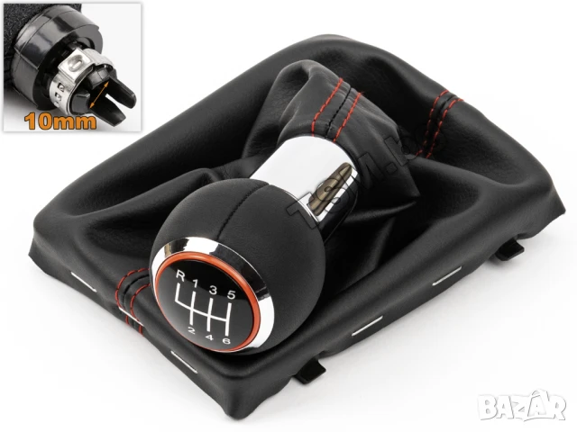 КОЖЕНА ТОПКА за СКОРОСТЕН ЛОСТ С МАНШОН за AUDI A3 S3 8V АУДИ А3 S-Line Quattro Sportback Hatchback, снимка 4 - Аксесоари и консумативи - 51037520