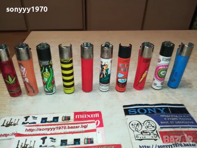 CLIPPER ЛОТ 4-КОЛЕКЦИОНЕРСКИ ЗАПАЛКИ 10БР 2312241241, снимка 10 - Колекции - 48441166