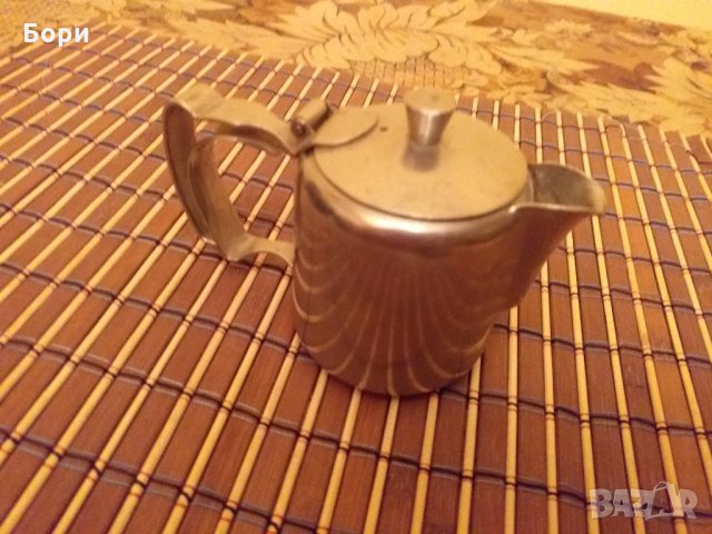 Английска стоманена каничка 1960г, снимка 5 - Аксесоари за кухня - 33274168