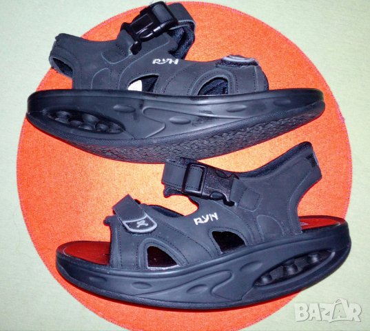 Ryn-Нови черни  сандали № 40 стелка 25 см., снимка 2 - Дамски ежедневни обувки - 33118424