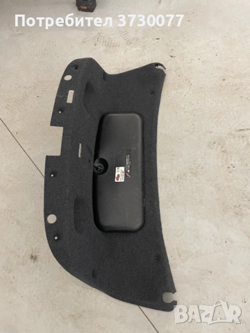 BMW F10 багажник заден капак изолация