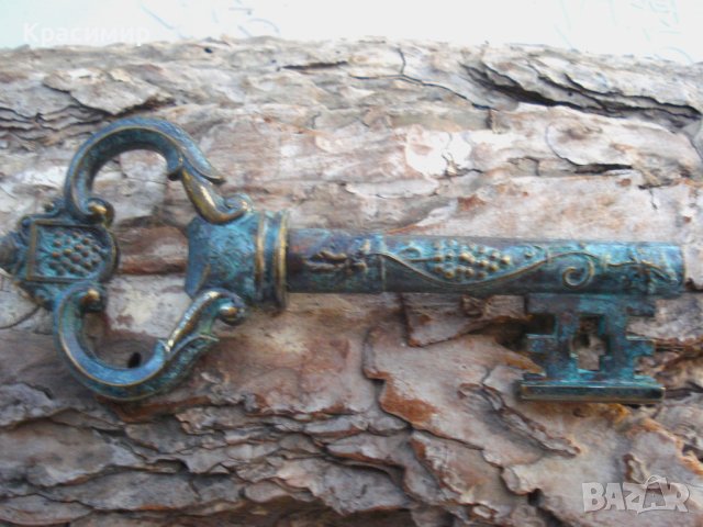 Стара бронзова отварачка,тирбушон, снимка 2 - Колекции - 43976538