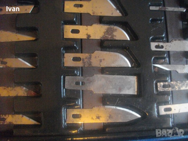 Старо Качество 44 бр. Фини Резци За Обработка на Дърво и Дърворезба-Непълен Комплект-Голям-HBM, снимка 14 - Други инструменти - 43501037