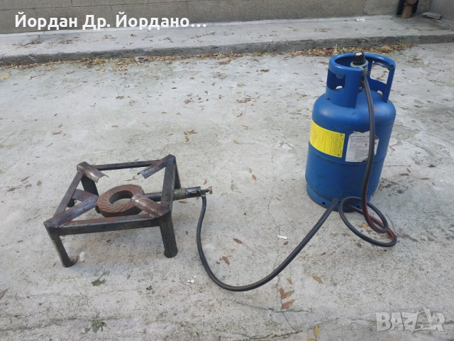 Продавам газова бутилка с винтил за високо налягане и пиростия