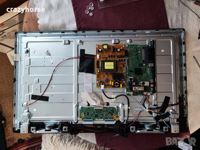 Телевизор Telefunken 32FB5000 32" със счупен LCD панел, снимка 2 - Телевизори - 43370108