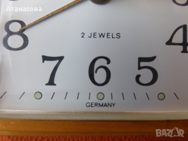 Немски туристически будилник часовник Europa Европа, снимка 3 - Антикварни и старинни предмети - 43992300