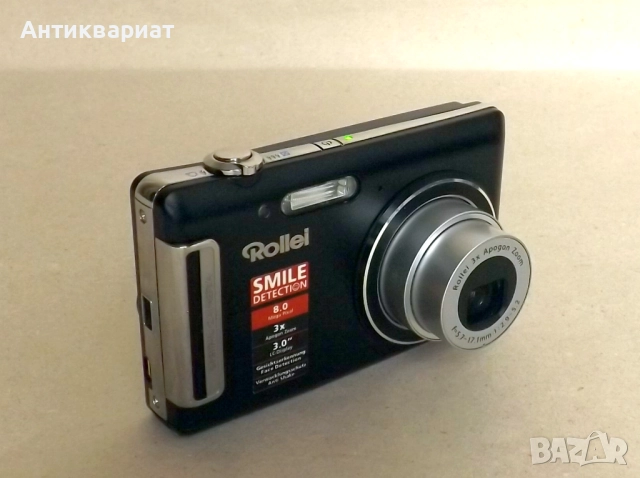Цифров фотоапарат Rollei XS-8 (8 Mp / 3-кратен Оптичен зум) - GERMANY, снимка 4 - Фотоапарати - 51751037