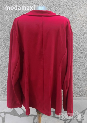 4XL - Ново червено сако , снимка 4 - Сака - 51948413
