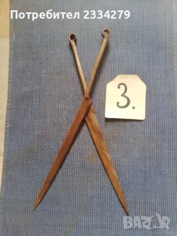 Стари ковани ножици за стригане на вълна от възрождението, снимка 5 - Антикварни и старинни предмети - 47474739