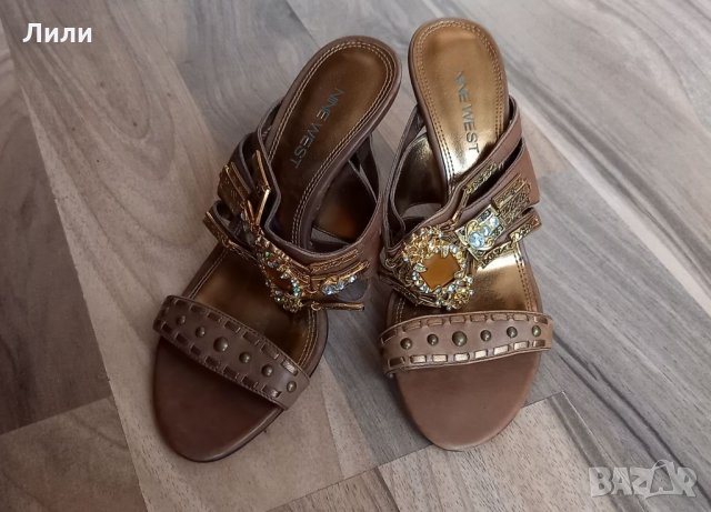Нови сандали с камъни за бал, снимка 1